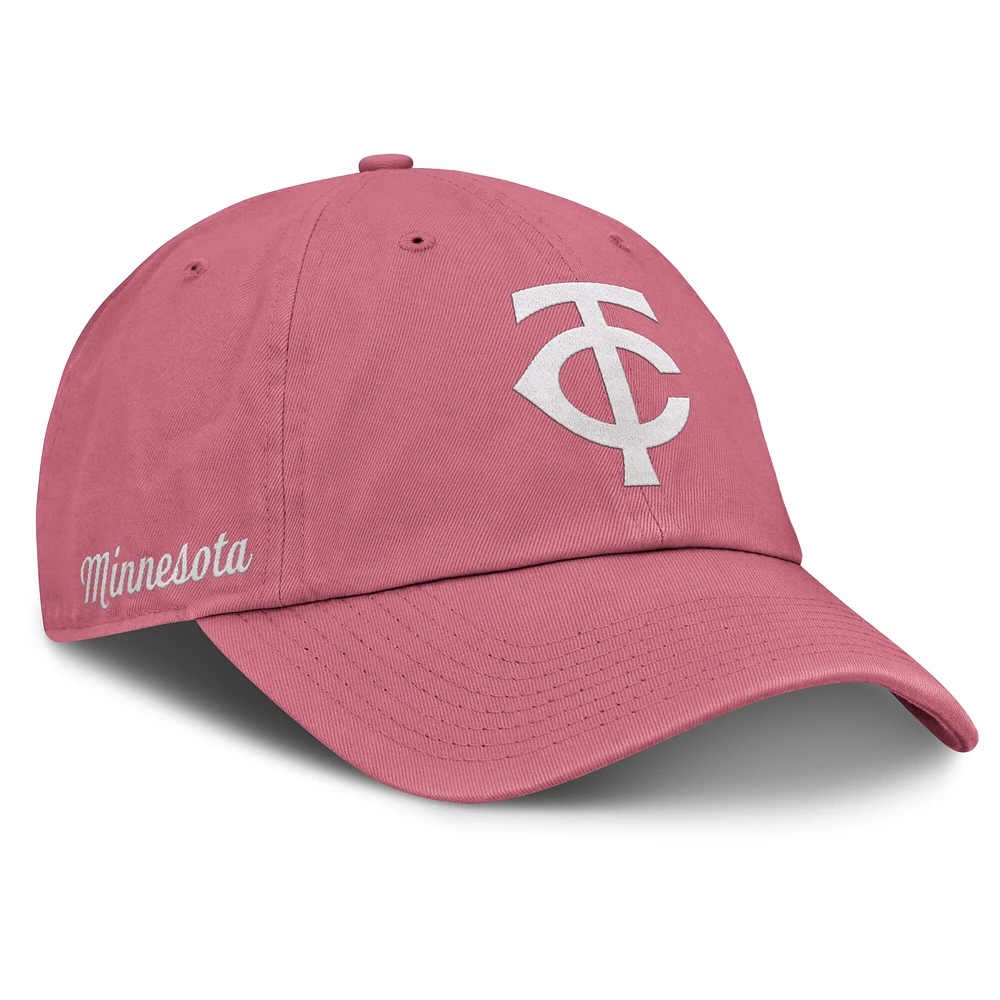 Unisex Nike Pink Minnesota Twins Club Adjustable Hat