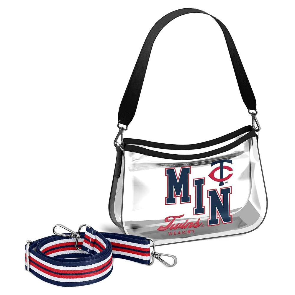 WEAR by Erin Andrews Minnesota Twins Clear Stadium Mini Purse