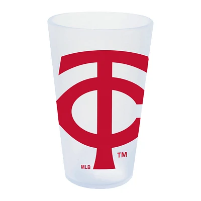 WinCraft Minnesota Jumeaux 16oz. Verre à pinte en silicone Icicle