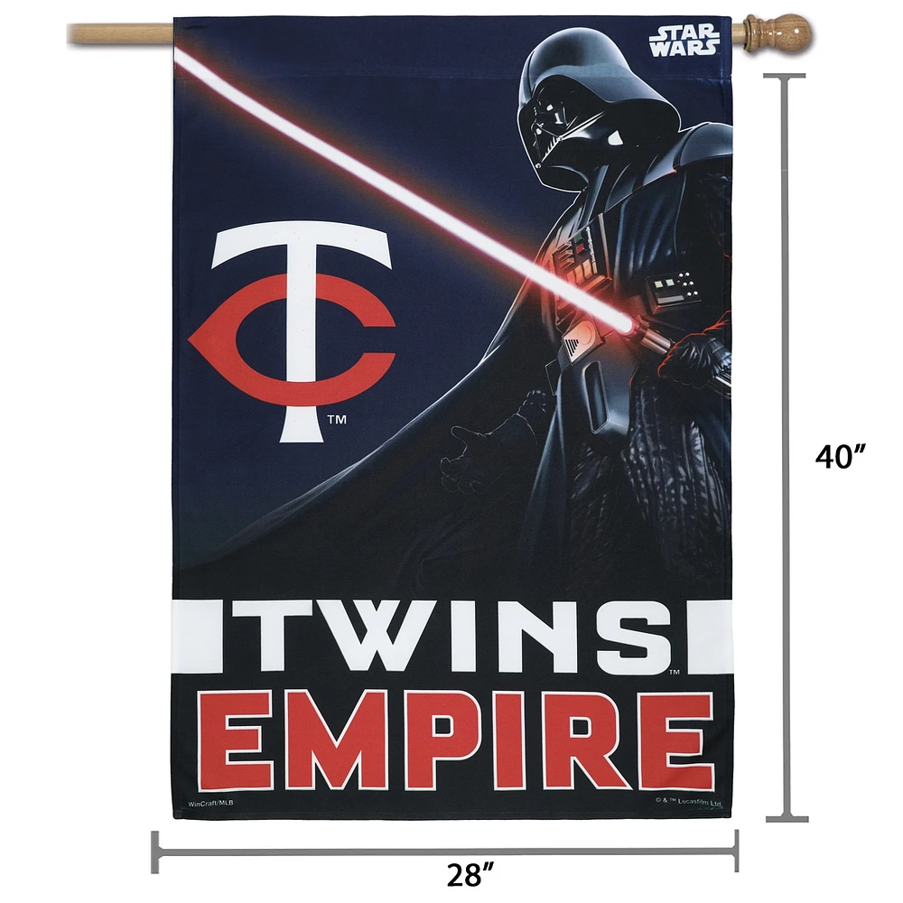 WinCraft Minnesota Twins 28" x 40" Star Wars Empire Single-Sided Vertical Banner