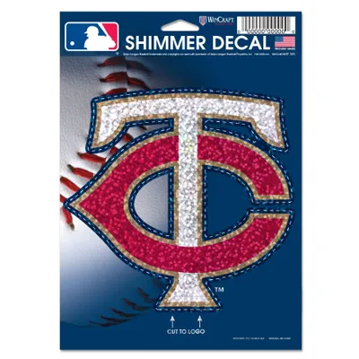 Minnesota Twins WinCraft 5" x 7" Shimmer Decal