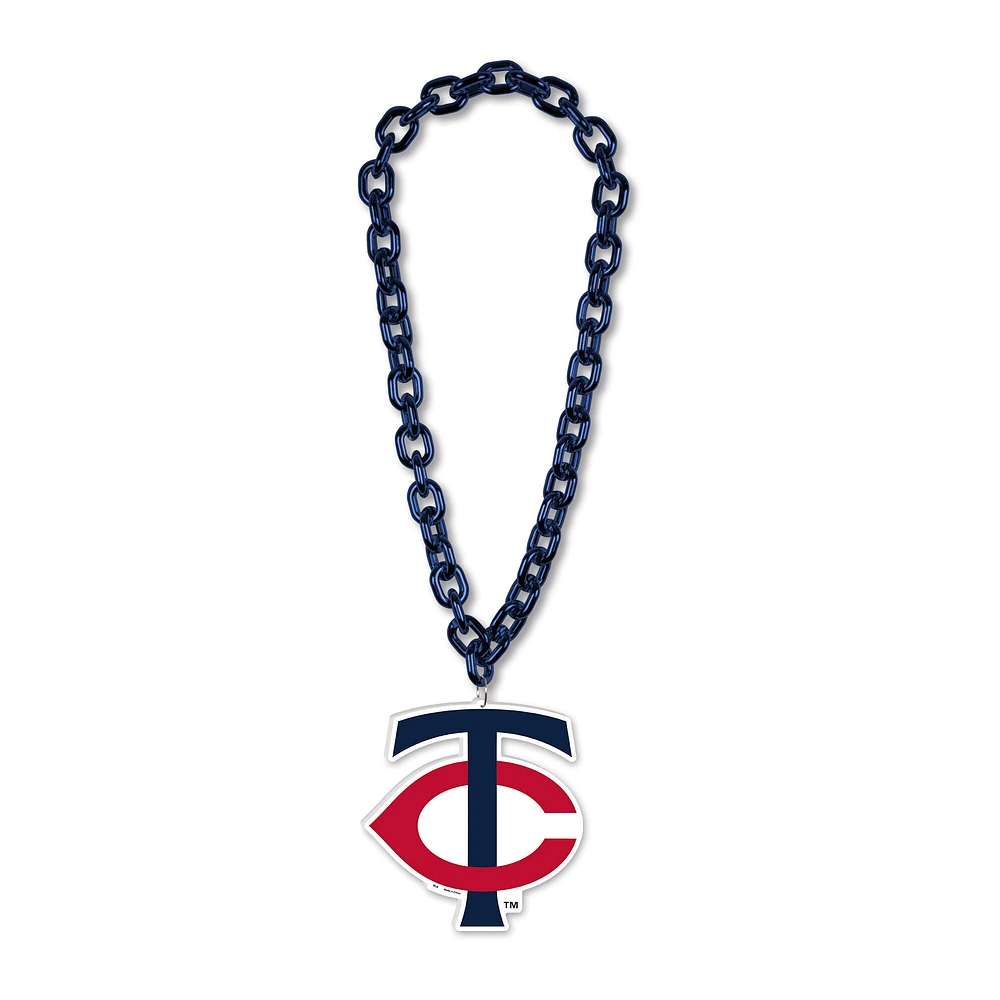 WinCraft Minnesota Twins Collier avec logo à grande chaîne