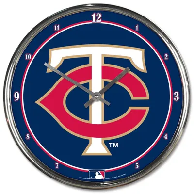 Minnesota Twins WinCraft Chrome Wall Clock