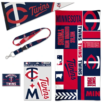 WinCraft Minnesota Twins House Fan Accessories Pack