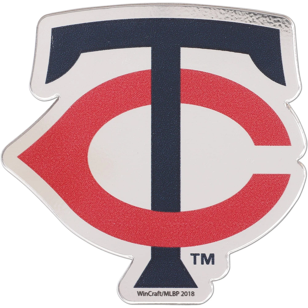 WinCraft Minnesota Twins Métallique Emblème Auto Forme Libre