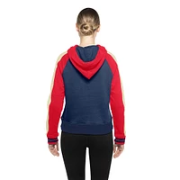 Women's New Era  Navy Minnesota Twins Cooperstown Collection Cropped Raglan Pullover Hoodie
