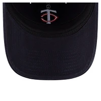 Women's New Era  Navy Minnesota Twins Preppy Team 9TWENTY Adjustable Hat