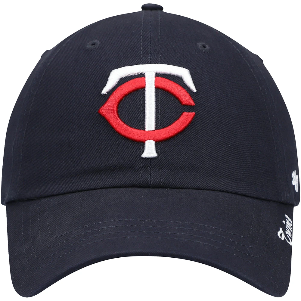 Women's '47 Navy Minnesota Twins Team Miata Clean Up Adjustable Hat