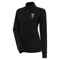 Women's Antigua  Black Minnesota Twins Victory Full-Zip Jacket