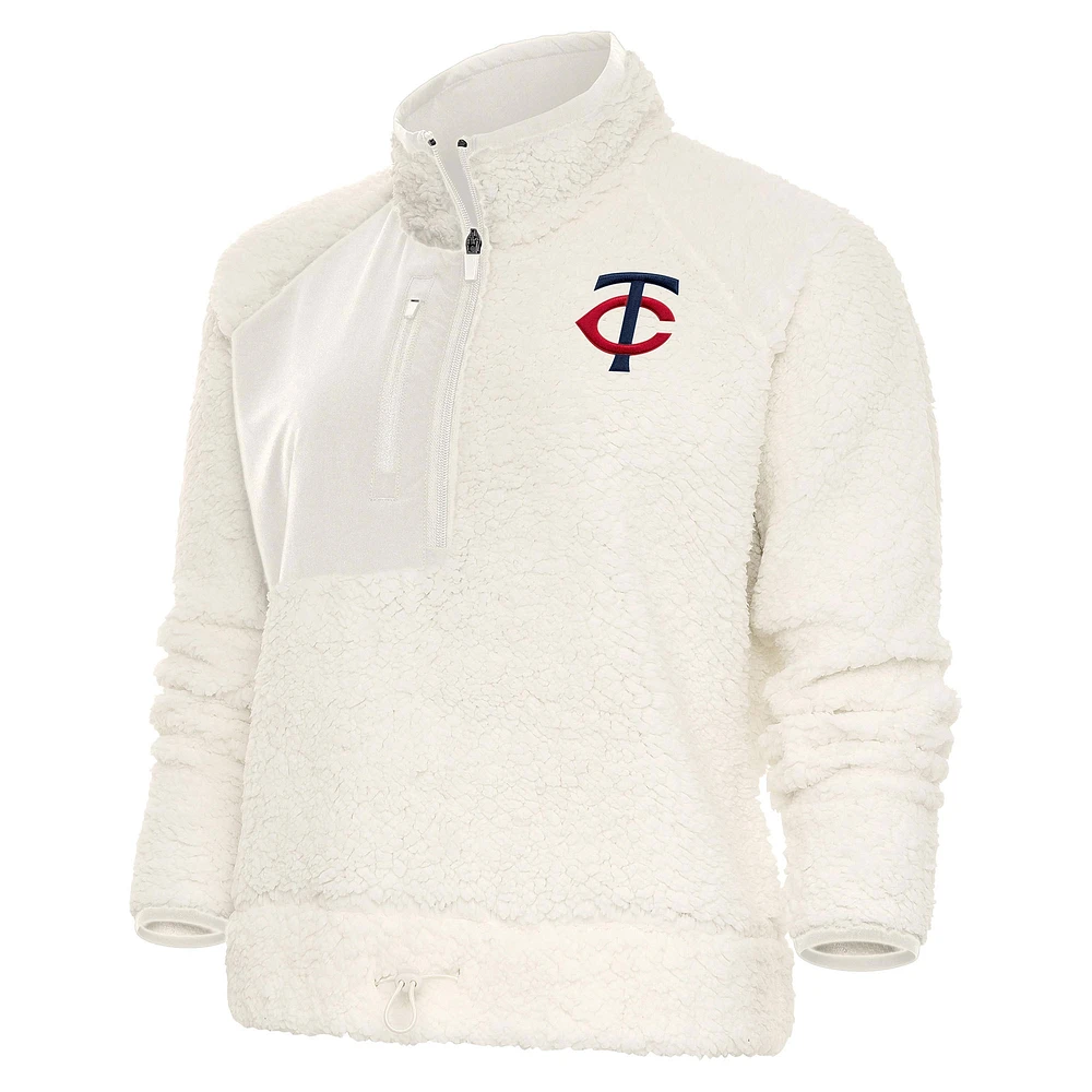 Pull Antigua blanc pour femme Minnesota Twins Fusion