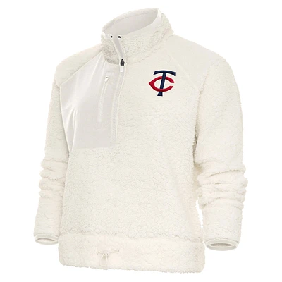Pull Antigua blanc pour femme Minnesota Twins Fusion