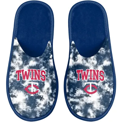 Minnesota Twins FOCO Women's Iconic Logo Scuff Slippers