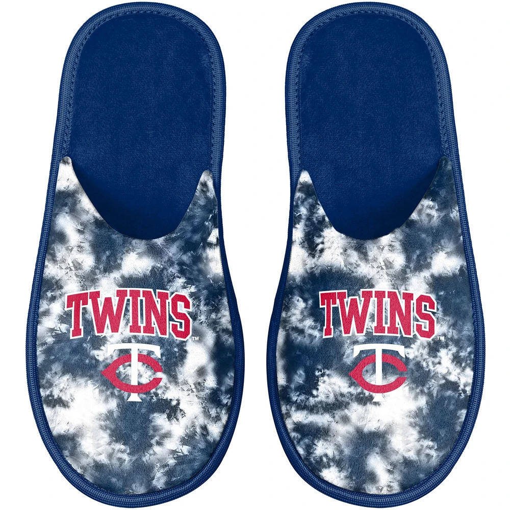 Chaussons FOCO Minnesota Twins Iconic Logo Scuff pour femmes