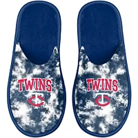 Women's FOCO Minnesota Twins Iconic Logo Scuff Slippers