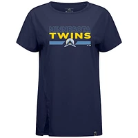 Women's Levelwear  Navy Minnesota Twins City Connect Influx No Hitter T-Shirt
