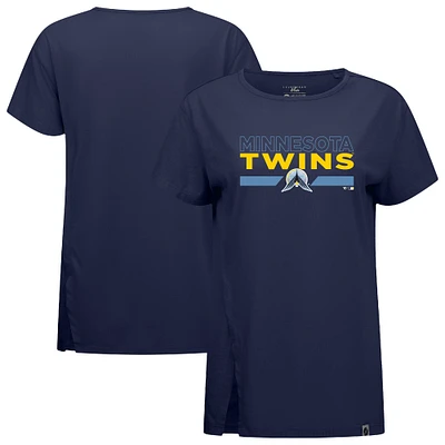 Women's Levelwear  Navy Minnesota Twins City Connect Influx No Hitter T-Shirt