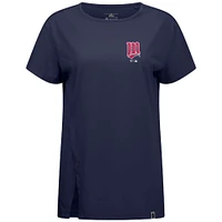 Women's Levelwear Navy Minnesota Twins Cooperstown Collection Influx Core Logo T-Shirt