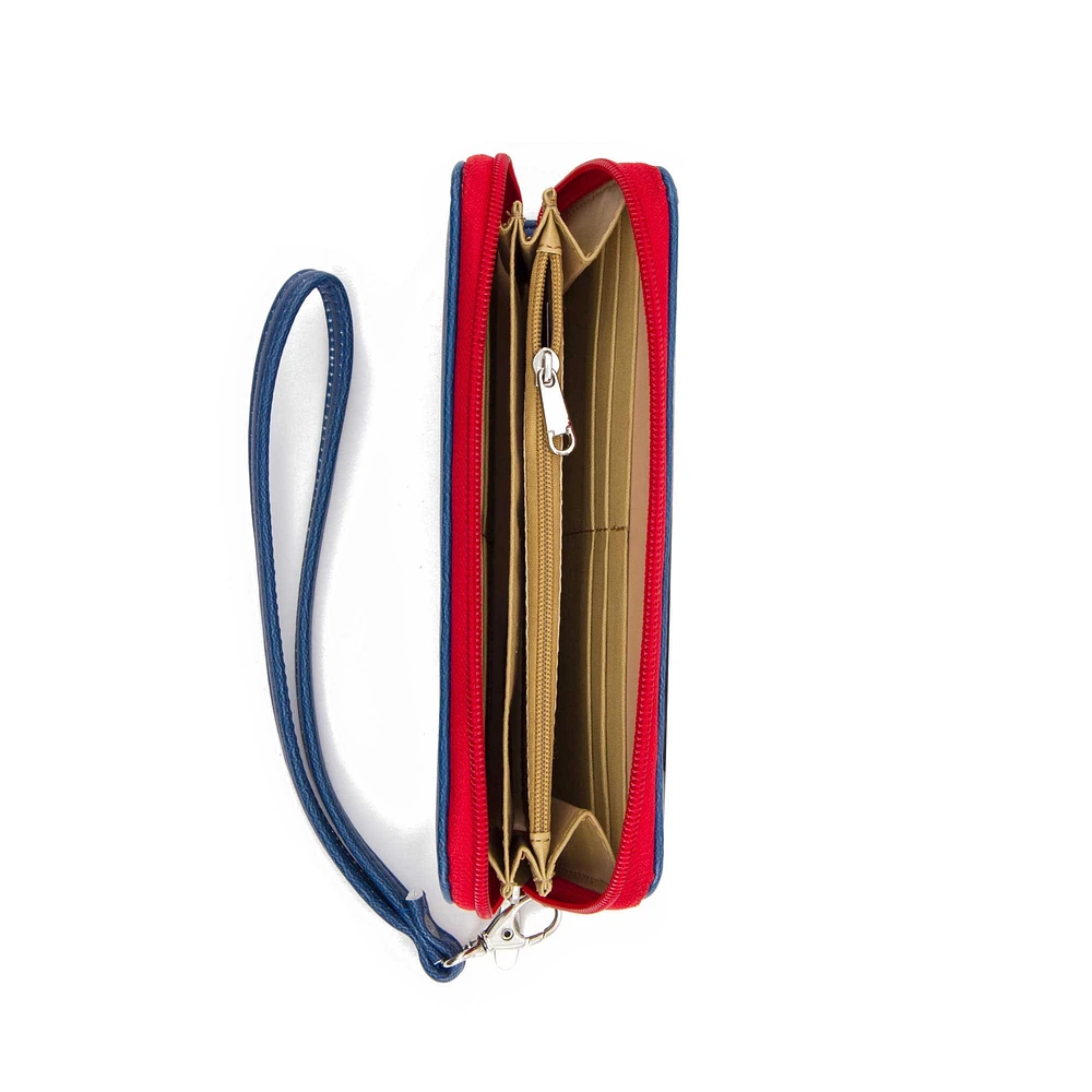 Women's Minnesota Twins Zip-Around Wristlet Wallet