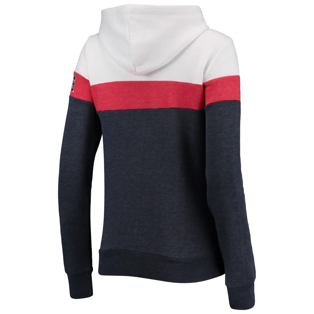 NWE TWINS NAVY FEMME COLORBLOCK PLEIN ZIP CAPUCHE SWTLADZIP