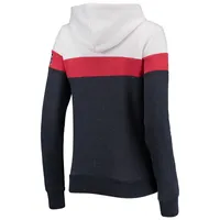 NWE TWINS NAVY FEMME COLORBLOCK PLEIN ZIP CAPUCHE SWTLADZIP