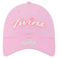 Women's New Era Pink Minnesota Twins Mother's Day 9TWENTY Adjustable Hat