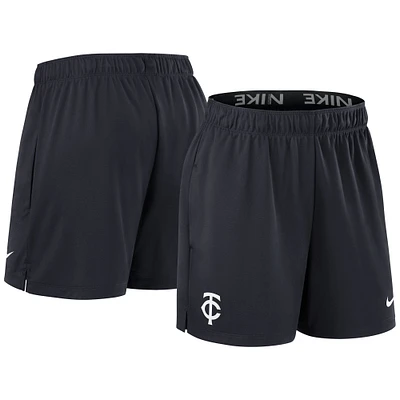 Short en tricot Nike pour femme des Minnesota Twins Authentic Collection - Bleu marine