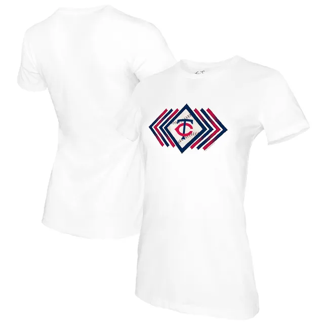 Youth Tiny Turnip White Minnesota Twins Stacked T-Shirt Size: Medium