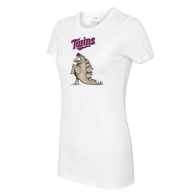 New Era Women's White Minnesota Twins Colorblock T-shirt