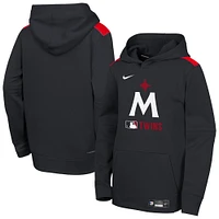 Sweat à capuche Nike bleu marine Minnesota Twins Authentic Collection Performance pour jeunes