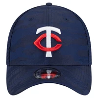Youth New Era Navy Minnesota Twins Camo 39THIRTY Flex Hat