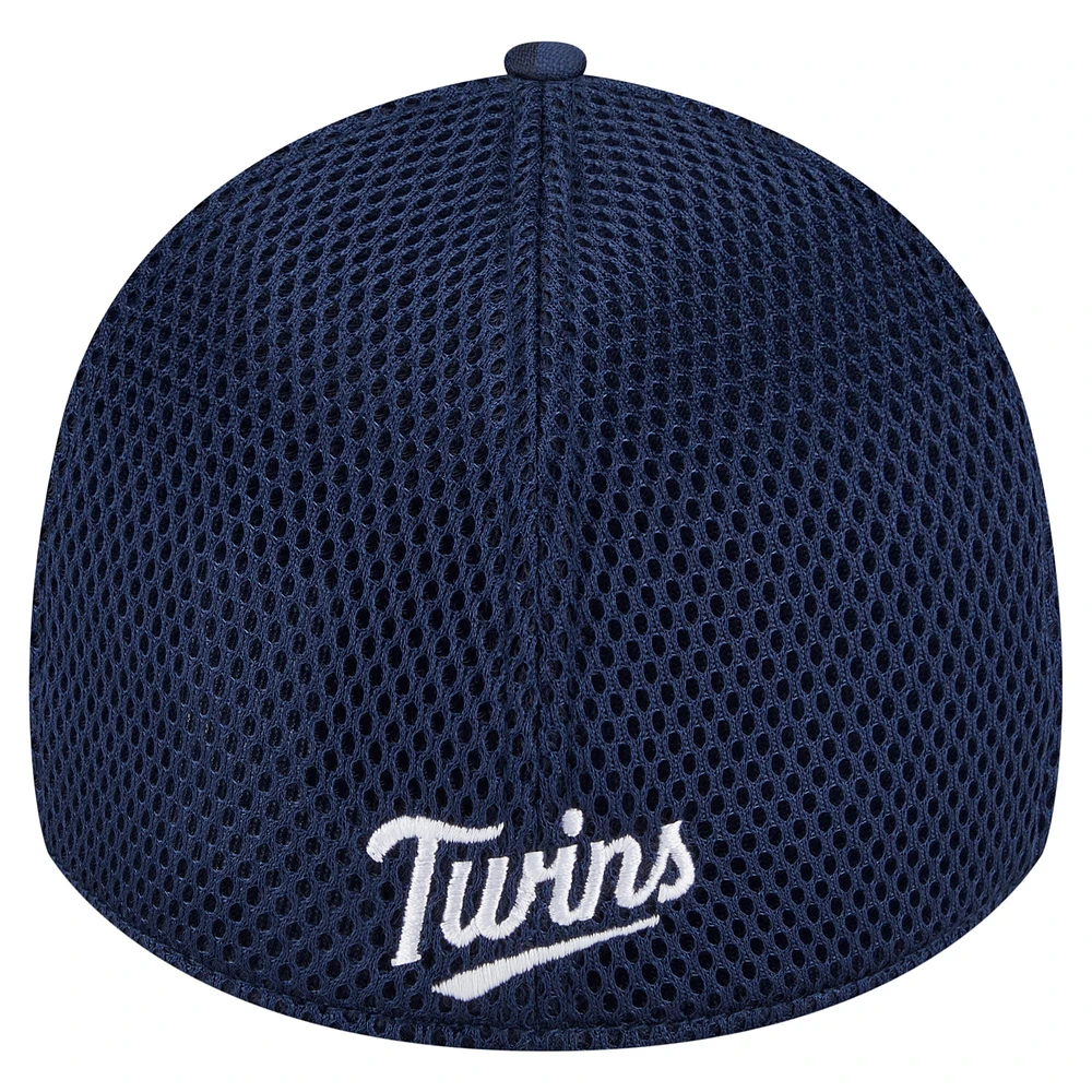 Youth New Era Navy Minnesota Twins Camo 39THIRTY Flex Hat