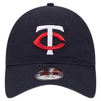Casquette réglable 9TWENTY pour jeunes New Era, bleu marine, Minnesota Twins Team Color