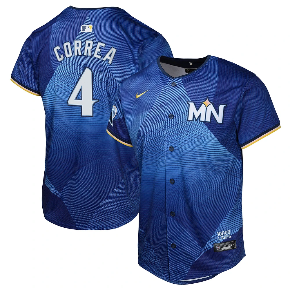 Youth Nike Carlos Correa Royal Minnesota Twins 2024 City Connect Limited Jersey