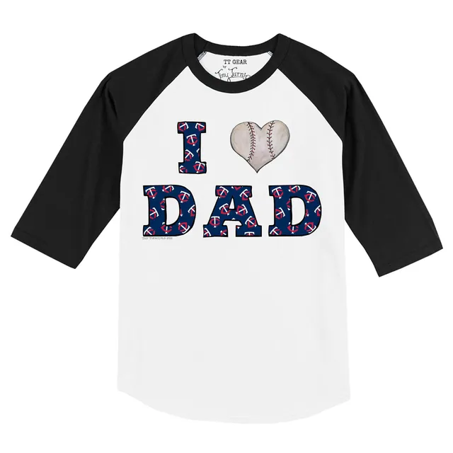 Lids Chicago White Sox Tiny Turnip Girls Toddler I Love Dad Fringe T-Shirt  - Black