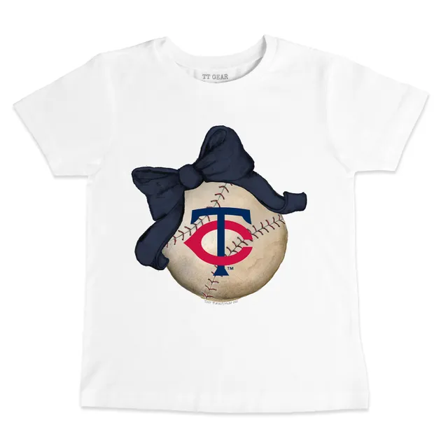 Youth Tiny Turnip White Chicago Sox Baseball Bow T-Shirt Size: Large