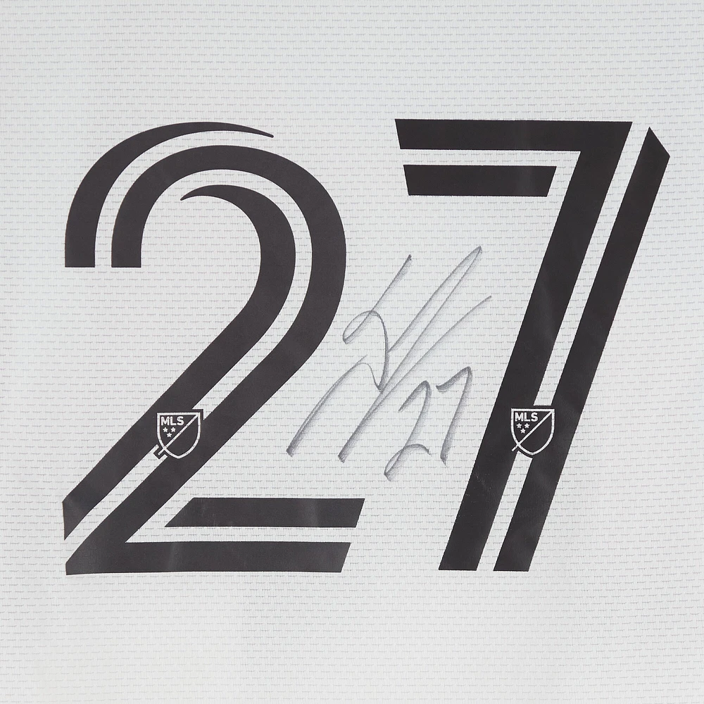 DJ Taylor Minnesota United FC Autographed Match-Used #27 White adidas Jersey from the 2024 MLS Season - Size M