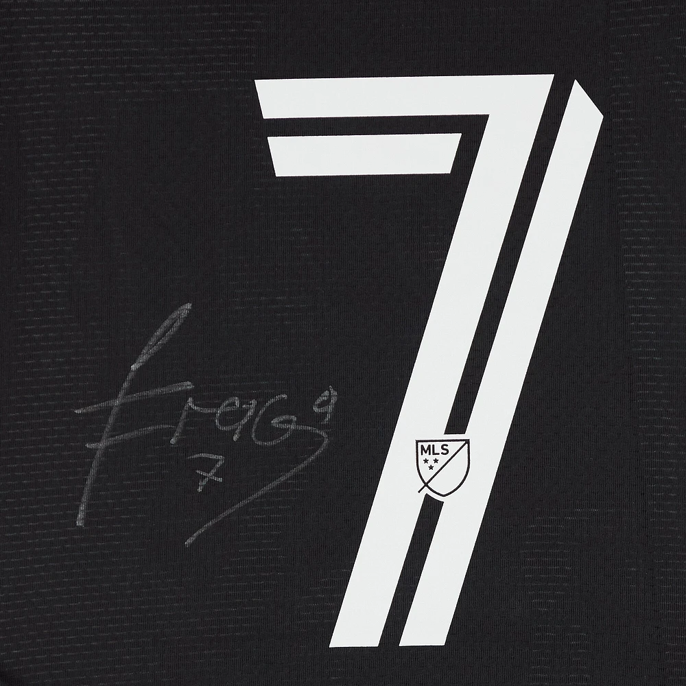 Franco Fragapane Minnesota United FC Autographed Match-Used #7 Black adidas Jersey from the 2024 MLS Season - Size M