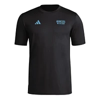 T-shirt cache-cœur adidas noir Minnesota United FC pour homme