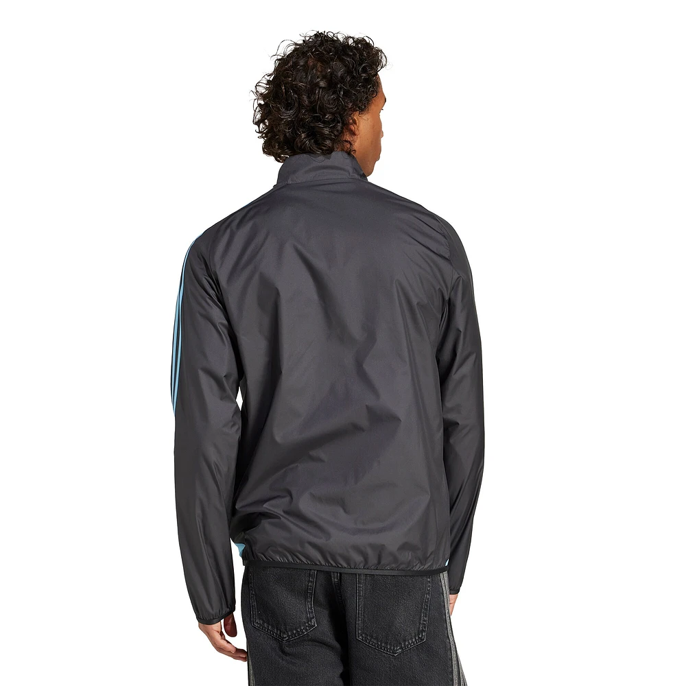 Men's adidas Black/Light Blue Minnesota United FC 2025 Anthem Reversible Full-Zip Jacket
