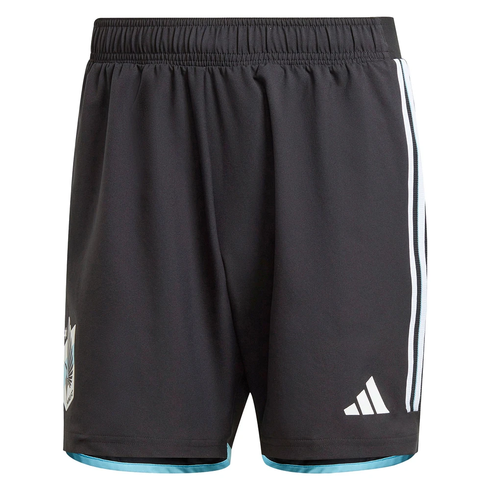 Men's adidas Black Minnesota United FC 2024 Home Authentic Shorts