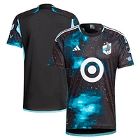 Men's adidas Black Minnesota United FC 2024 Starry Night Authentic Jersey
