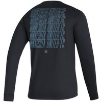 Men's adidas Black Minnesota United FC Club Long Sleeve T-Shirt