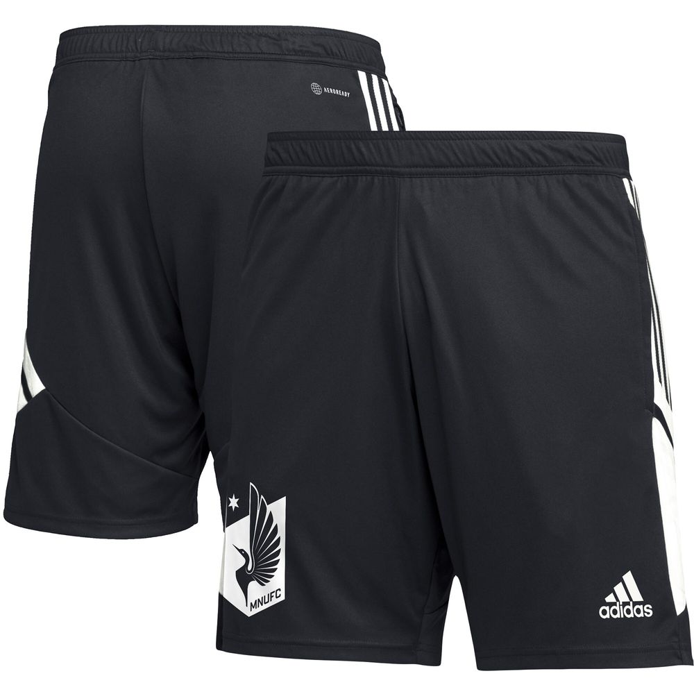 Men's adidas Black Minnesota United FC Soccer Training AEROREADY Shorts