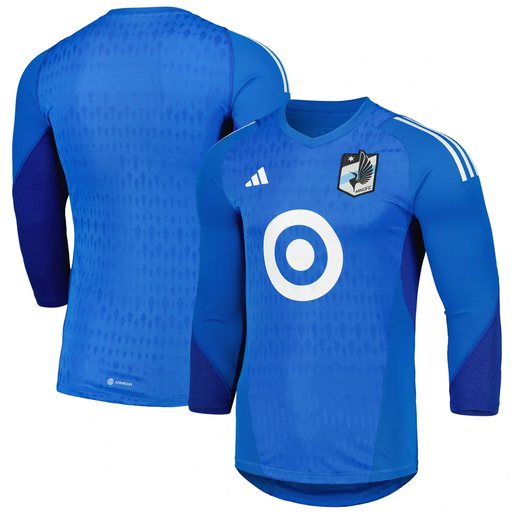 Maillot de gardien but à manches longues adidas Minnesota United FC 2023 pour homme bleu