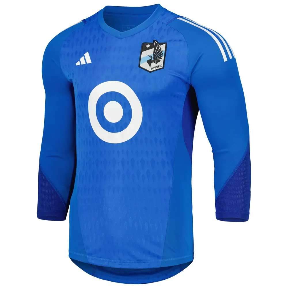 Maillot de gardien but à manches longues adidas Minnesota United FC 2023 pour homme bleu