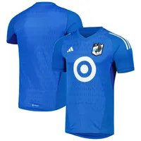 Men's adidas Blue Minnesota United FC 2023 Replica Goalkeeper Jersey