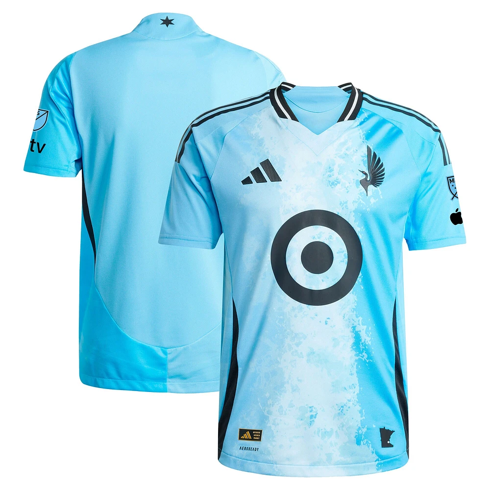 Maillot authentique adidas bleu Minnesota United FC 2025 CONVERGENCE pour homme