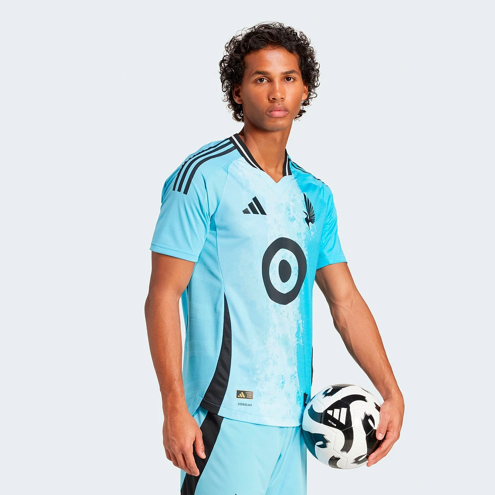 Maillot authentique adidas bleu Minnesota United FC 2025 CONVERGENCE pour homme