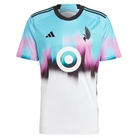 Adidas Bongokuhle Hlongwane Blanc Minnesota United FC 2023 The Northern Lights Kit Réplique Maillot