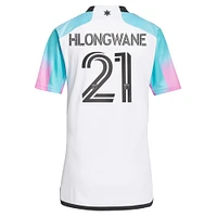 Men's adidas Bongokuhle Hlongwane White Minnesota United FC 2023 The Northern Lights Kit Replica Jersey